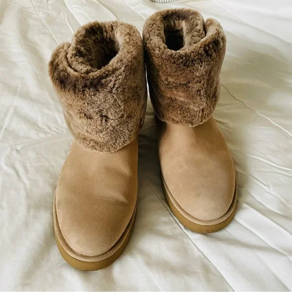 Brown Ugg Classic Berge Mini Suede UGG Shoes Ugg Classic Berge